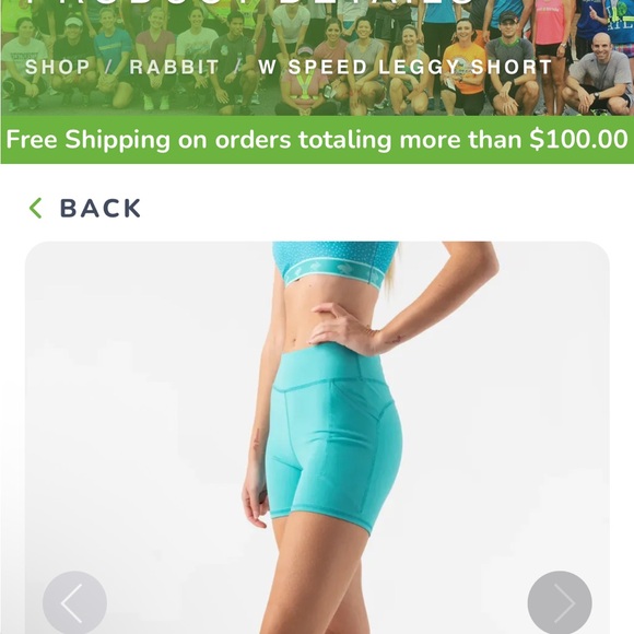 Rabbit Women's Aqua Bike Shorts - Picture 2 of 10